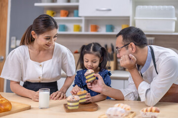 Family Baking Together