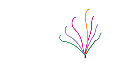 Naga playing in the water. 3D model.