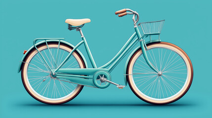 Fototapeta premium classic design bicycle, bicycle on the wall