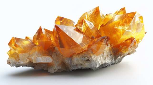 Zinc sulfide, 3D illustration, realistic, isolated on white background