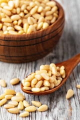 Roasted pine nuts