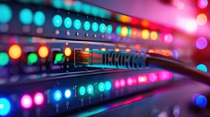 LAN network with advanced encryption, safe data transfer, breach prevention