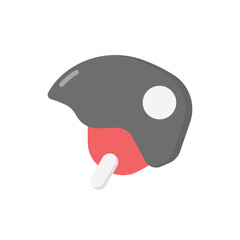 Helmet vector icon