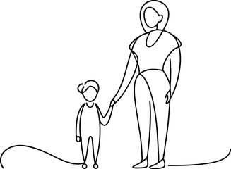 A woman holding a child. The child is wearing a diaper