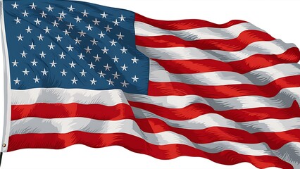 Obraz premium Independence Day, United States, Poster, Banner, 