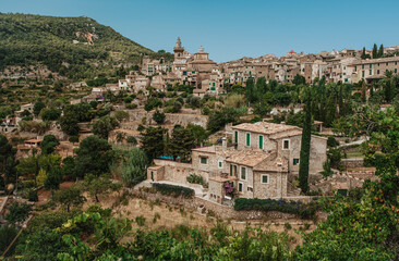 Fototapeta premium Picturesque Old Town on a Hillside