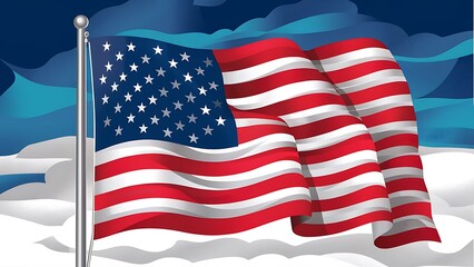 Fototapeta premium 4th of July, us, Independence Day, 
