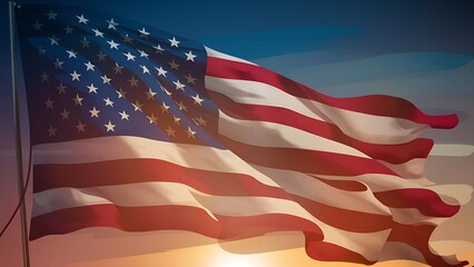 Obraz premium 4th of July, us, Independence Day, 