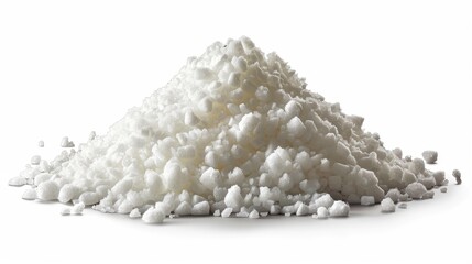 Ammonium sulfate, 3D illustration, realistic, isolated on white background