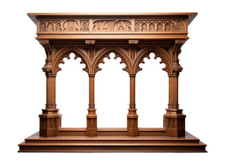 Obraz premium PNG Altar architecture building white background.