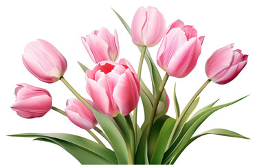 Obraz premium PNG Flower tulip blossom plant.