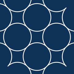 Geometric of seamless blue and green patterns. Simple vector graphics