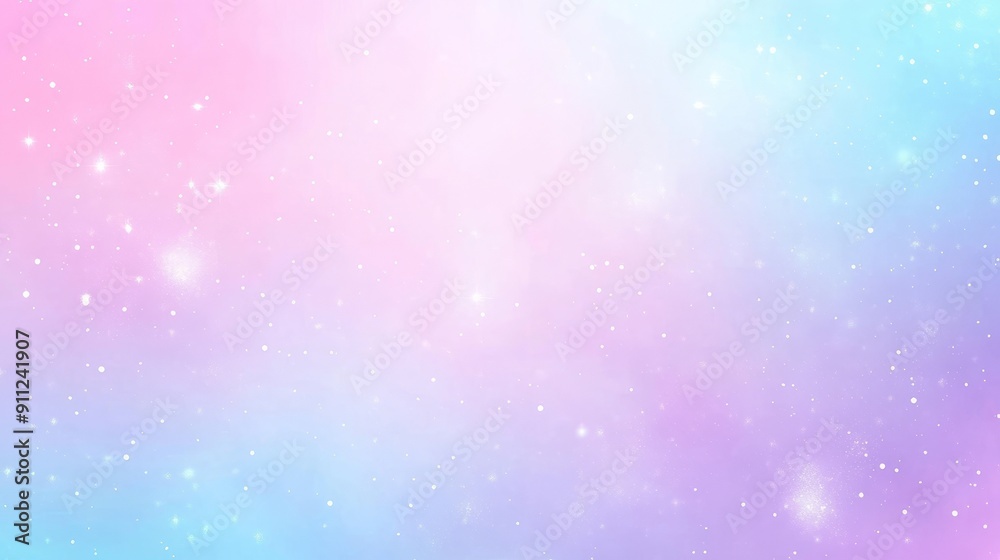 Sticker abstract pastel color background with gradient of soft pink and blue, abstract blurred gradient past