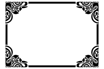 Frame Border Ornament for Decoration Design