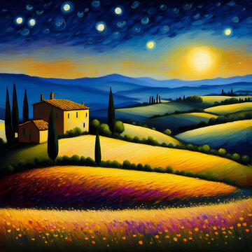 Tuscany painting