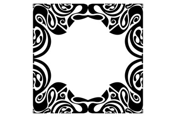 Frame Border Ornament for Decoration Design
