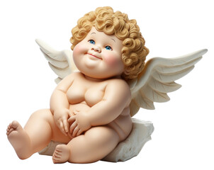 PNG Angel doll baby toy.