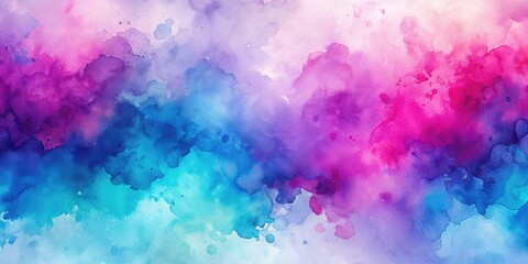 Abstract watercolor background in various shades of blue, pink, and purple , watercolor, abstract, background, art