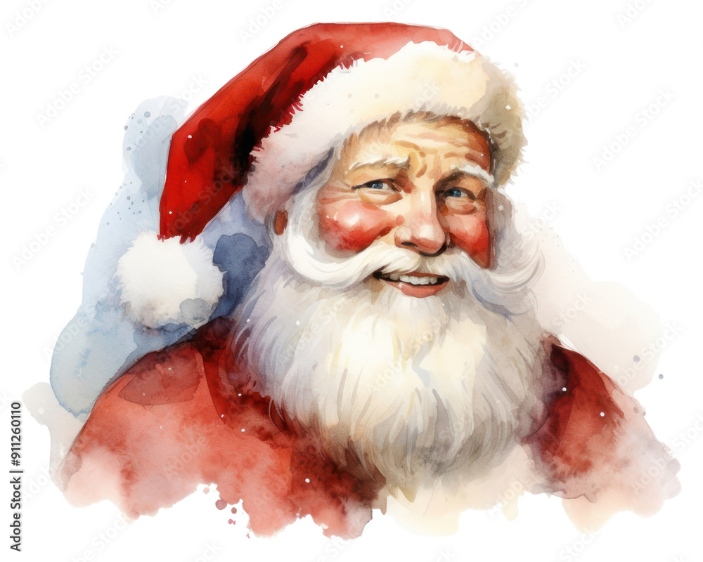 Sticker png portrait paper santa claus celebration.