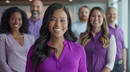 The smiling team leader.