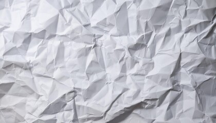 Obraz premium The texture of white paper is crumpled. Background for various purposes.