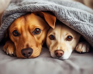 Domestic pets, vibrant colors, cozy setting, playful scenes, inviting