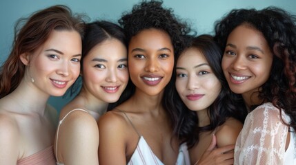 Obraz premium The Diverse Group of Friends