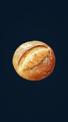 Artisan Bread on Dark Background