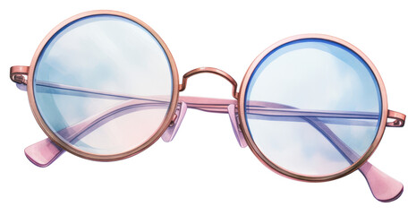 Fototapeta premium PNG Vintage glasses sunglasses white background accessories.