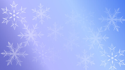 
“Elegant snowflake pattern on a gradient blue background, perfect for winter themes, holiday designs, and festive decorations.”