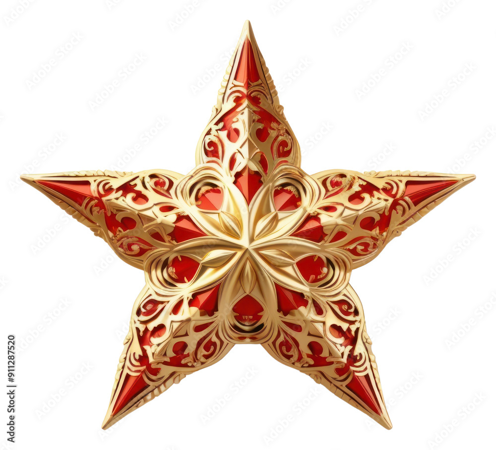 Canvas Prints PNG Christmas star white background celebration.