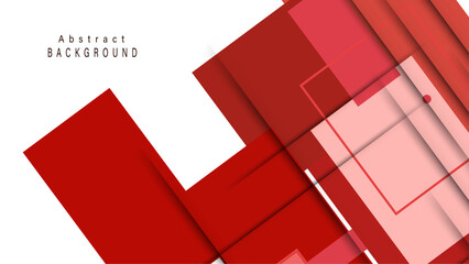 Simple red white background vector for business