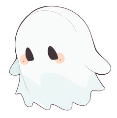 PNG Smiling ghost drawing sketch representation.