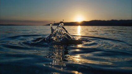 A fluid and dynamic form capturing the essence of transformation and change 