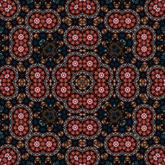 Seamless square patterns. Woven texture