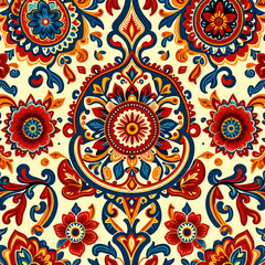 Fototapeta premium pattern with flowers seamless floral pattern 