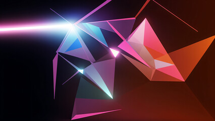 a bright abstract background with a geometric pattern