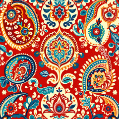 Fototapeta premium pattern with flowers seamless floral pattern 