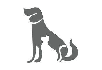 Pets Logo Template Design Vector, Emblem, Design Concept, Creative Symbol, Icon