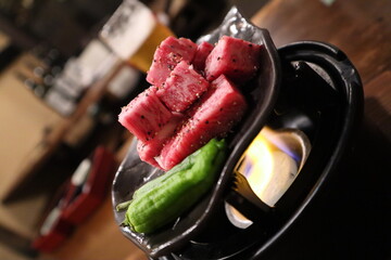 サイコロステーキ