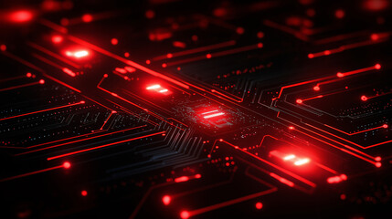 Red Circuit Board