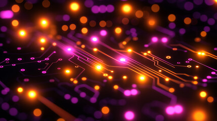 Abstract Technology Background