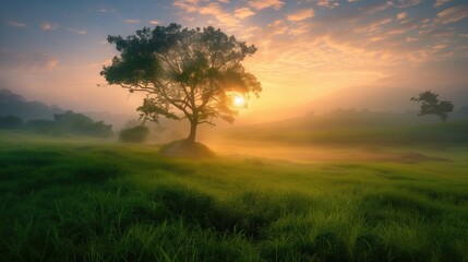 Free good morning scene wallpaper background photo