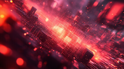 Abstract Technology Background