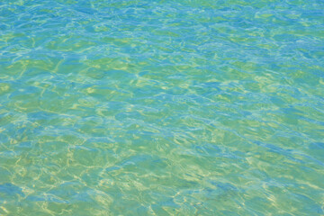 beautiful scene of beach in the summer