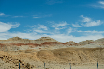 Serene Xinjiang Desert Landscape
