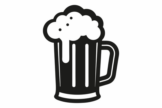 recommend clip art: beer silhouette,glass beer bottle icon shape symbol. beer vector illustration.hand drawn vector illustration isolated on white background.