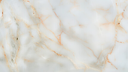 High-resolution marble texture with intricate veining in white and soft orange hues. Ideal for backgrounds, design, and architectural projects.