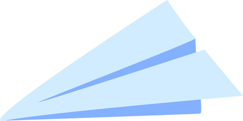 Obraz premium Paper plane icon. Flat style.