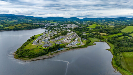 Residential area Tullaghcullion in Donegal Town, Ireland